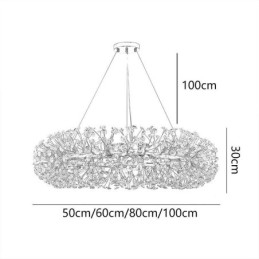 Hanglamp Modern Minimalistisch Smeedijzeren Ronde Zonnebloem Plafondlamp