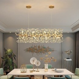 Hanglamp Galvaniserende Strip Zonnebloem Smeedijzeren Plafondlamp