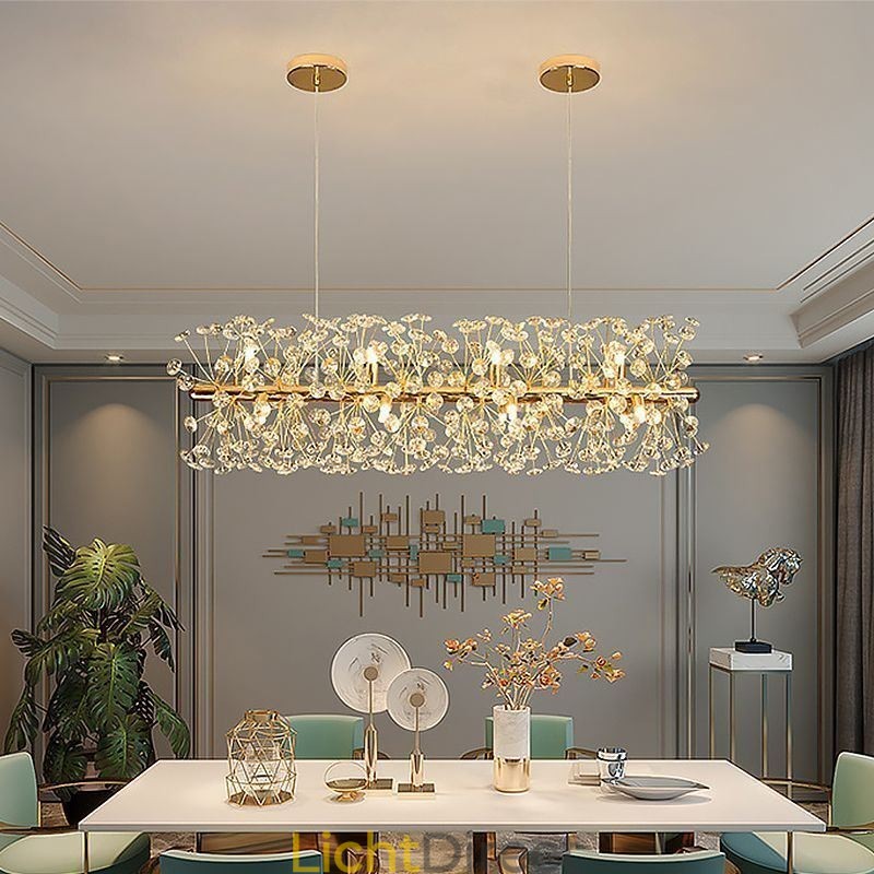 Hanglamp Galvaniserende Strip Zonnebloem Smeedijzeren Plafondlamp