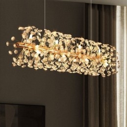 Hanglamp Galvaniserende Strip Zonnebloem Smeedijzeren Plafondlamp
