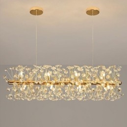 Hanglamp Galvaniserende Strip Zonnebloem Smeedijzeren Plafondlamp