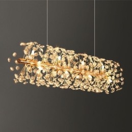 Hanglamp Galvaniserende Strip Zonnebloem Smeedijzeren Plafondlamp