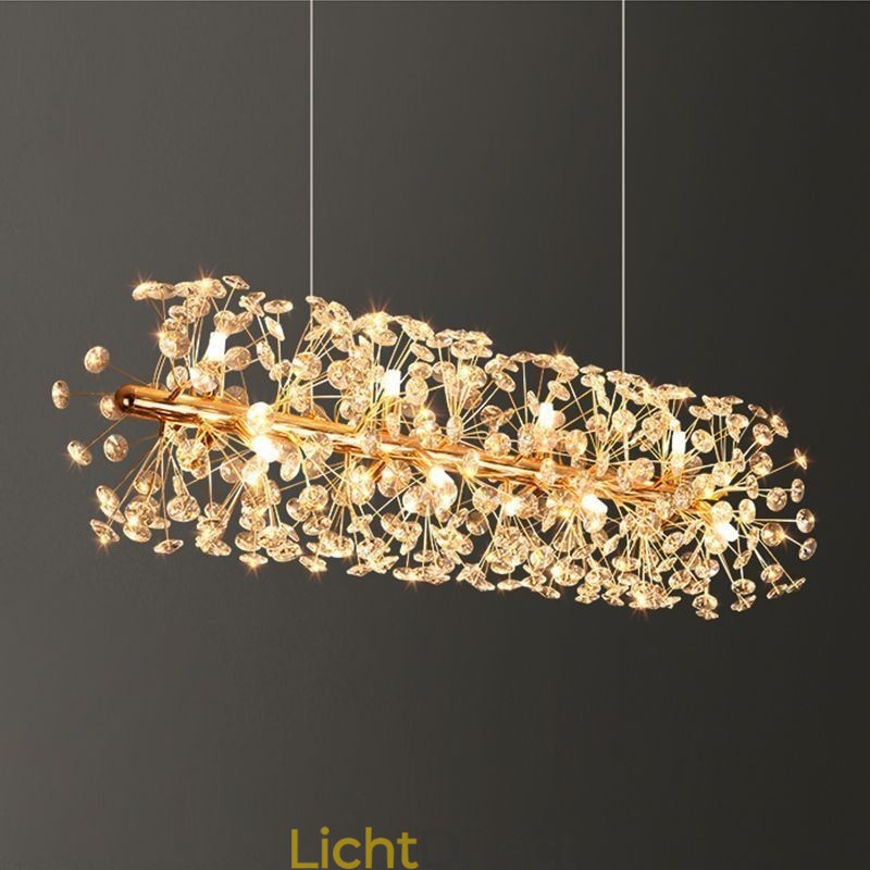 Hanglamp Galvaniserende Strip Zonnebloem Smeedijzeren Plafondlamp