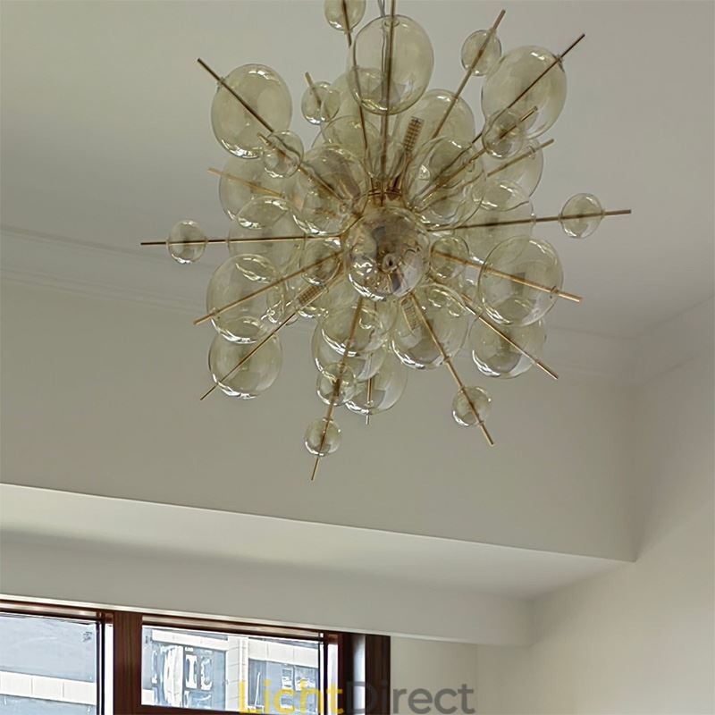 Moderne hanglamp Minimalistische plafondlamp van bubbelglas