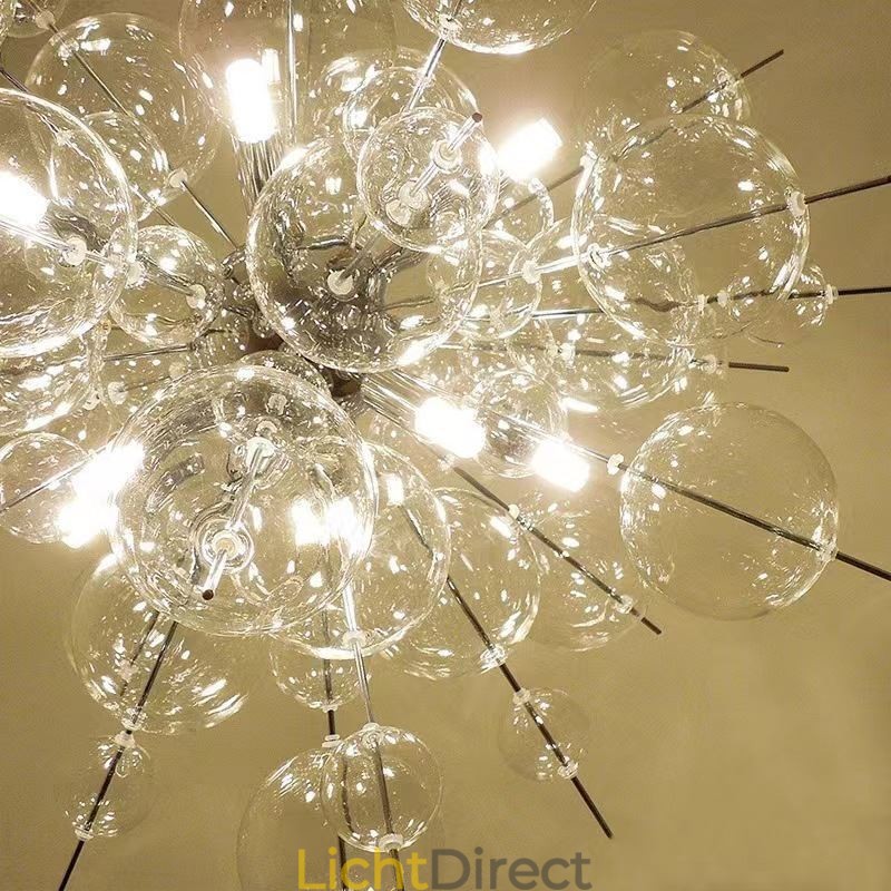 Moderne hanglamp Minimalistische plafondlamp van bubbelglas