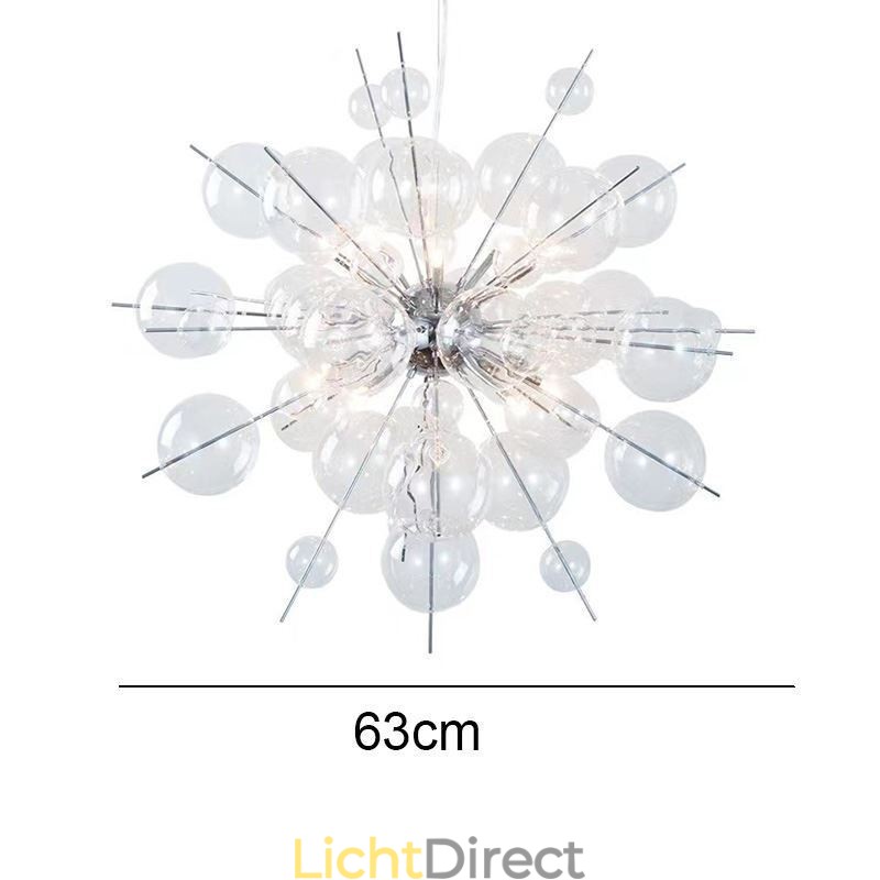 Moderne hanglamp Minimalistische plafondlamp van bubbelglas