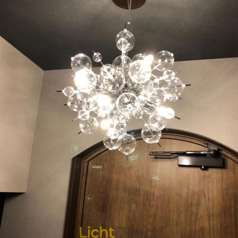 Moderne hanglamp Minimalistische plafondlamp van bubbelglas