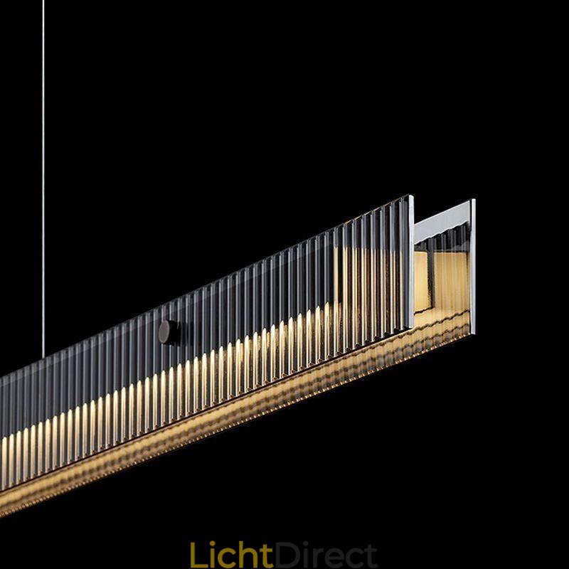 Hanglamp 100CM Glazen Plafondlamp Traploos Dimbaar Met Afstandsbediening