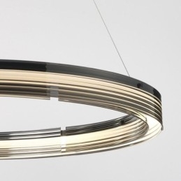 Hanglamp 60 80CM Cirkel Glazen Plafondlampen Trichromatisch Dimmen
