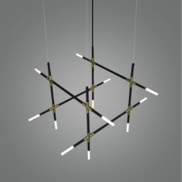 Hanglamp splitsen Warm wit creatief plafondlamp DIY combinatielamp