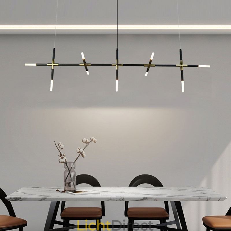 Eenvoudige hanglamp Creatieve splitsing Warm witte plafondlamp DIY combinatielamp