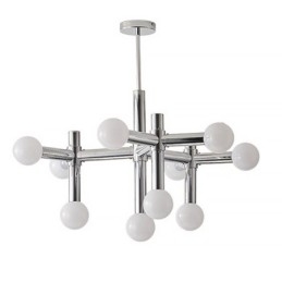 Eenvoudige hanglamp van smeedijzer, magische bonen, molecuulplafondlamp