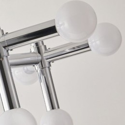 Eenvoudige hanglamp van smeedijzer, magische bonen, molecuulplafondlamp