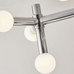 Eenvoudige hanglamp van smeedijzer, magische bonen, molecuulplafondlamp