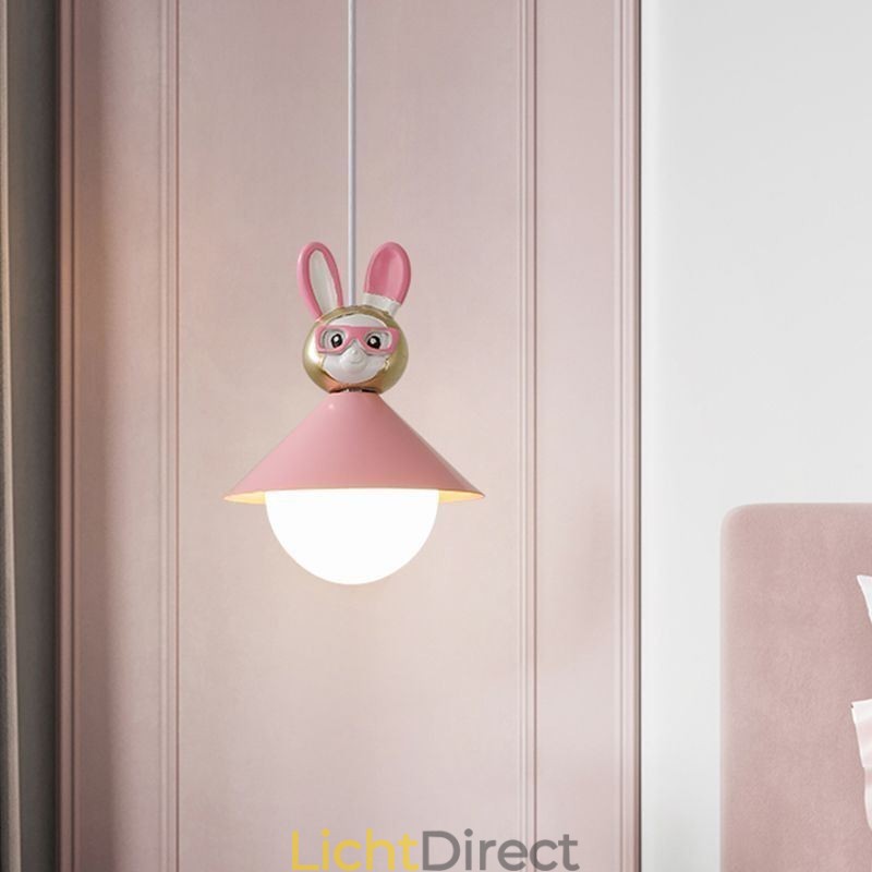 Hanglamp Modern Minimalistisch G9 Smeedijzer Konijn Kalf Hars Plafondlamp