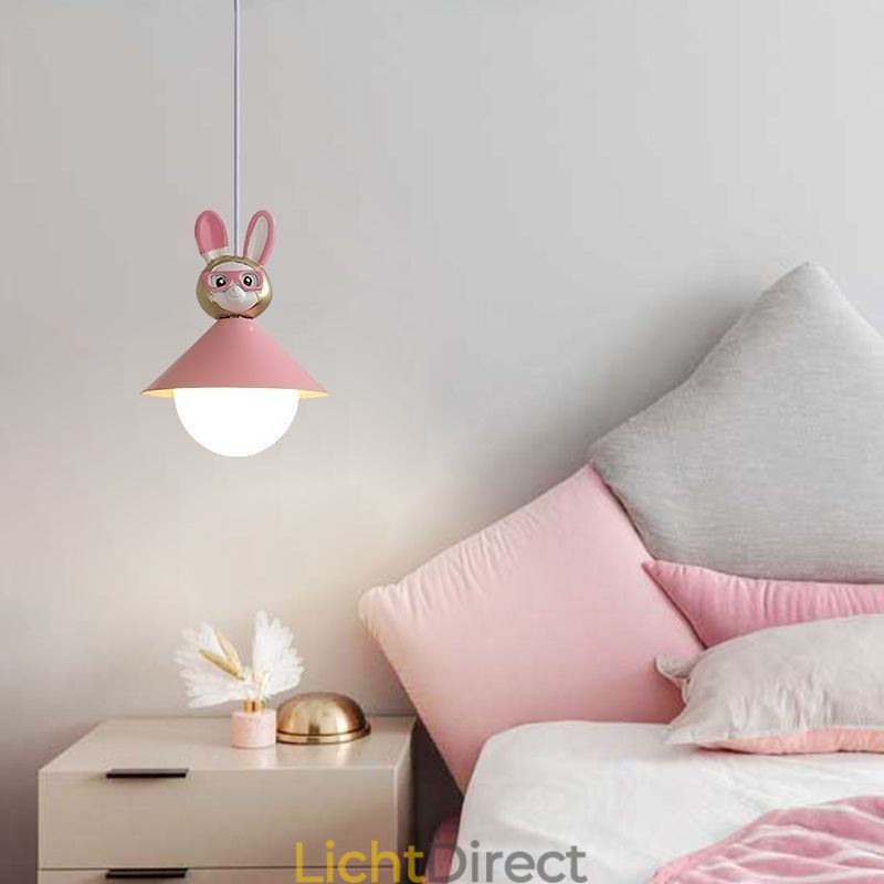 Hanglamp Modern Minimalistisch G9 Smeedijzer Konijn Kalf Hars Plafondlamp