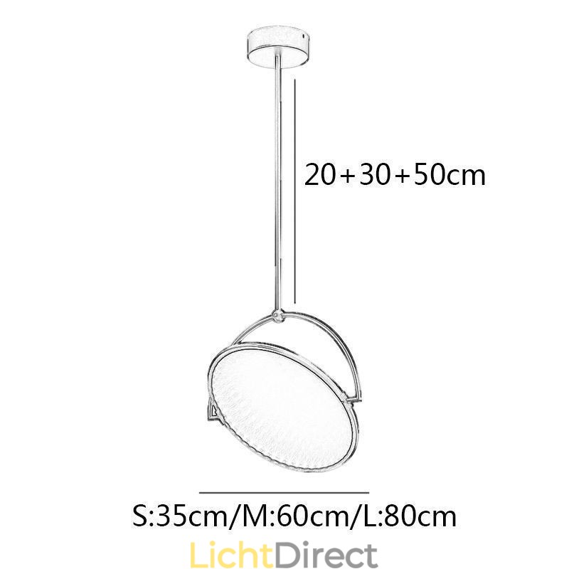Nordic Hanglamp Creatieve Smeedijzeren Ring Plafondlamp