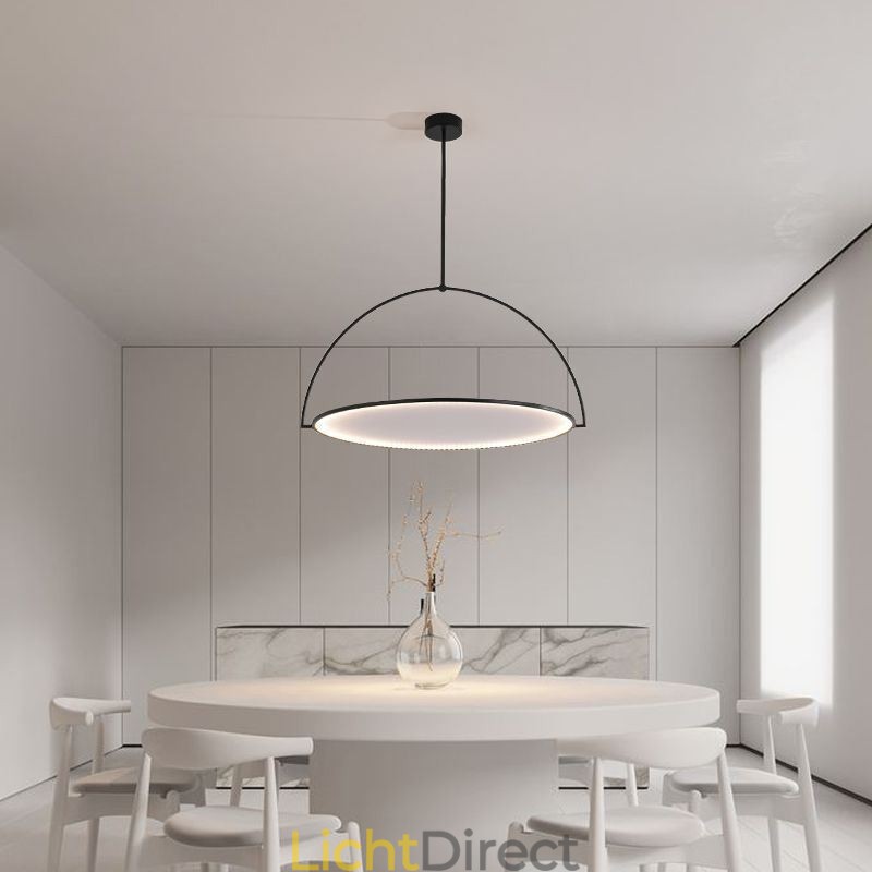 Nordic Hanglamp Creatieve Smeedijzeren Ring Plafondlamp