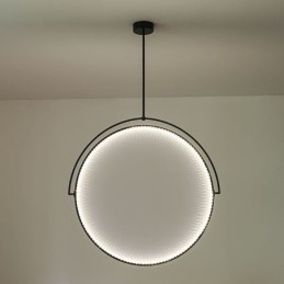 Nordic Hanglamp Creatieve Smeedijzeren Ring Plafondlamp