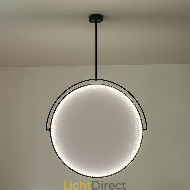 Nordic Hanglamp Creatieve Smeedijzeren Ring Plafondlamp