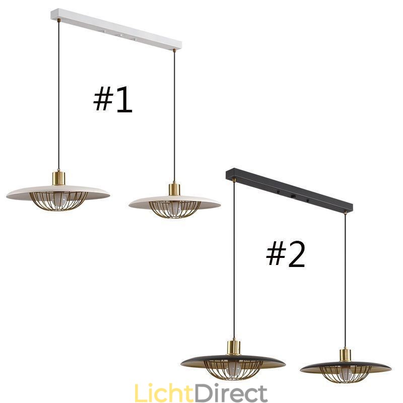 Nordic Hanglamp Creatieve Smeedijzeren Schijf Plafondlamp