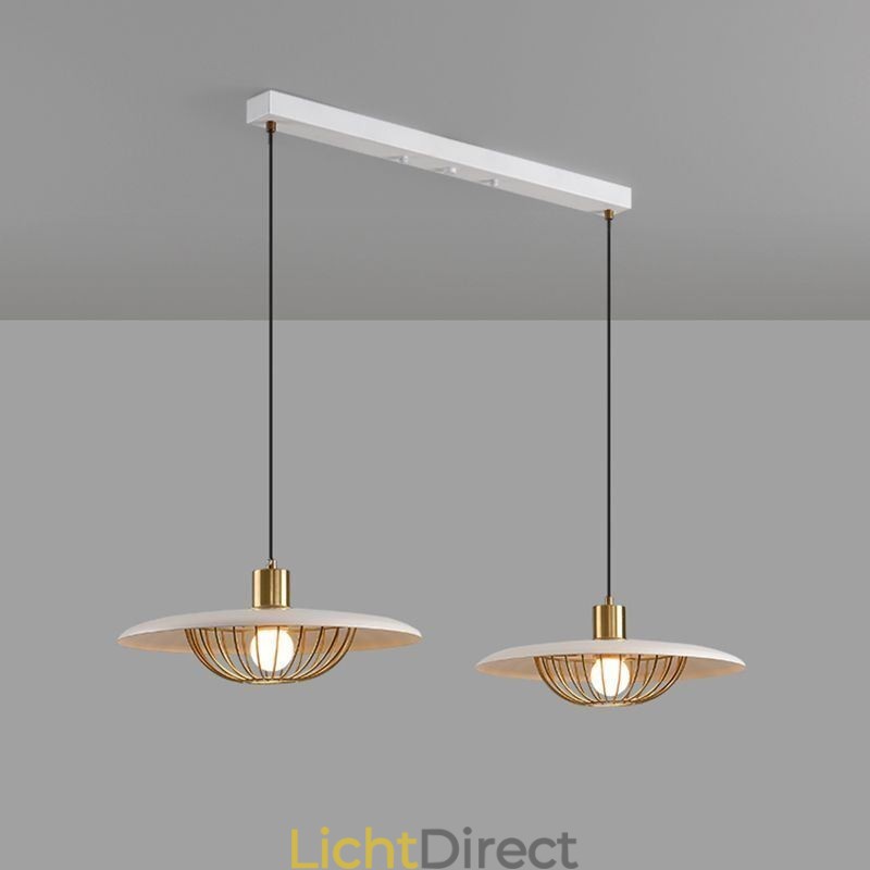 Nordic Hanglamp Creatieve Smeedijzeren Schijf Plafondlamp