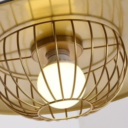 Nordic Hanglamp Creatieve Smeedijzeren Schijf Plafondlamp