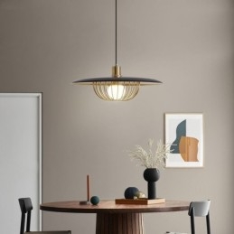 Nordic Hanglamp Smeedijzer Creatieve Schijf Plafondlampen