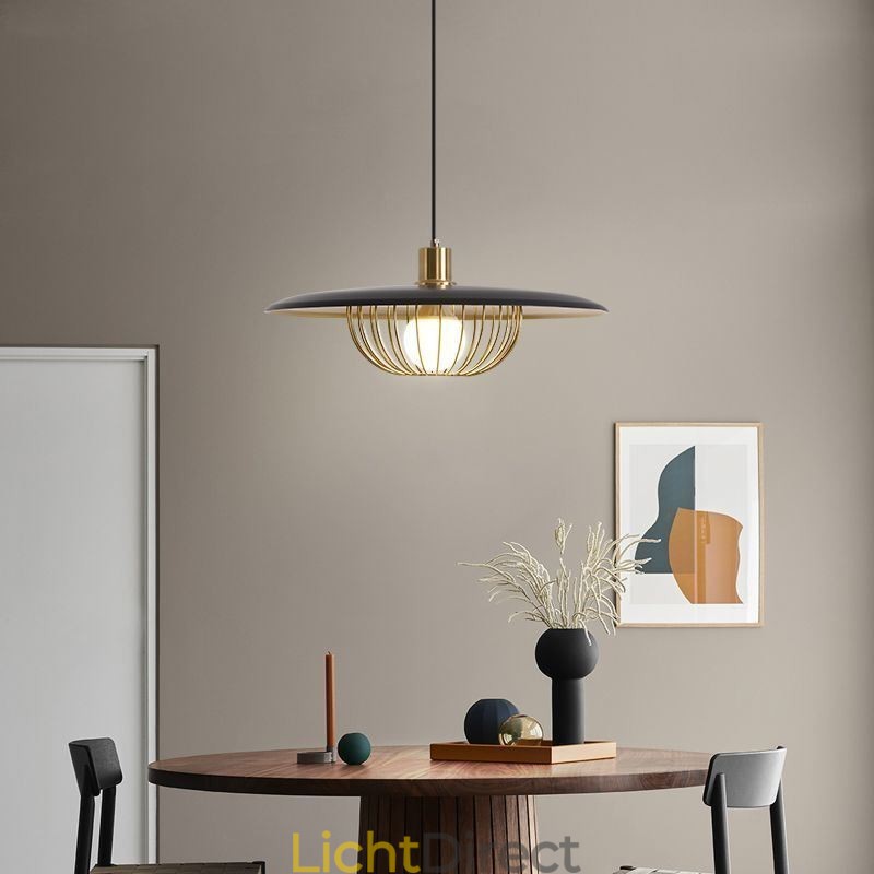 Nordic Hanglamp Smeedijzer Creatieve Schijf Plafondlampen