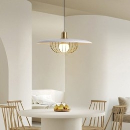 Nordic Hanglamp Smeedijzer Creatieve Schijf Plafondlampen