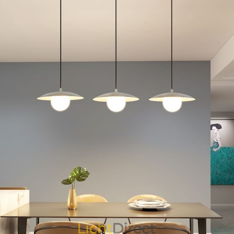 Nordic Pendant Creatieve smeedijzeren G9 schijf plafondlamp