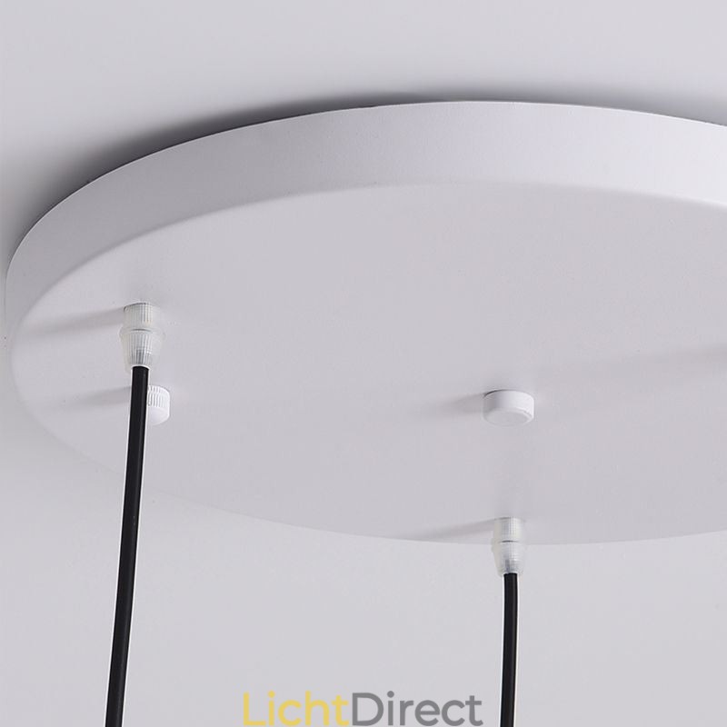 Nordic Pendant Creatieve smeedijzeren G9 schijf plafondlamp