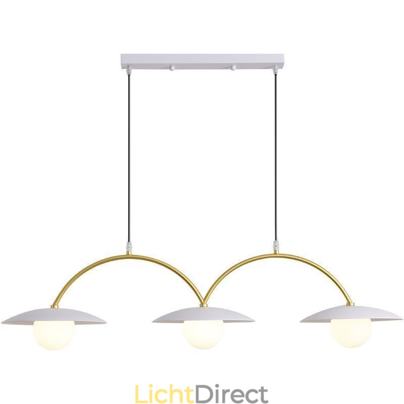 Nordic Hanglamp Creatieve G9 Smeedijzeren Wave Plafondlamp