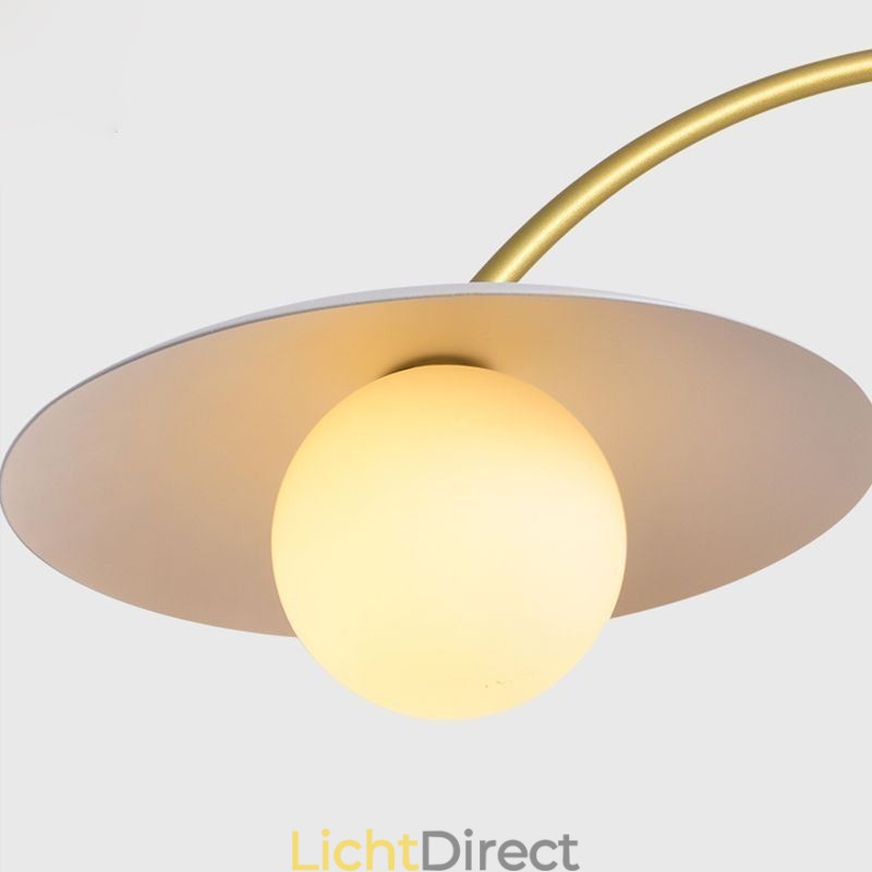 Nordic Hanglamp Creatieve G9 Smeedijzeren Wave Plafondlamp