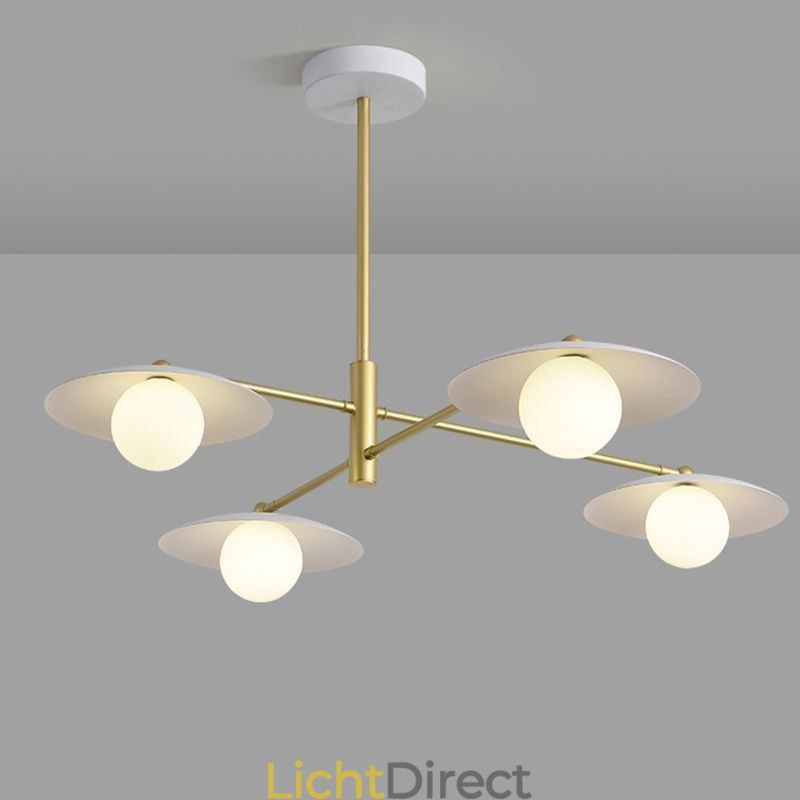 Nordic Hanglamp Creatieve G9 Smeedijzeren Schijf Plafondlamp