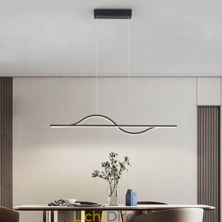 Stijlvolle hanglamp aluminium Art Wave plafondlamp Stijlvolle hanglamp aluminium Art Wave plafondlamp