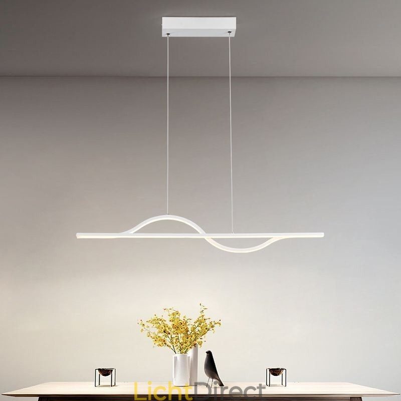 Stijlvolle hanglamp aluminium Art Wave plafondlamp