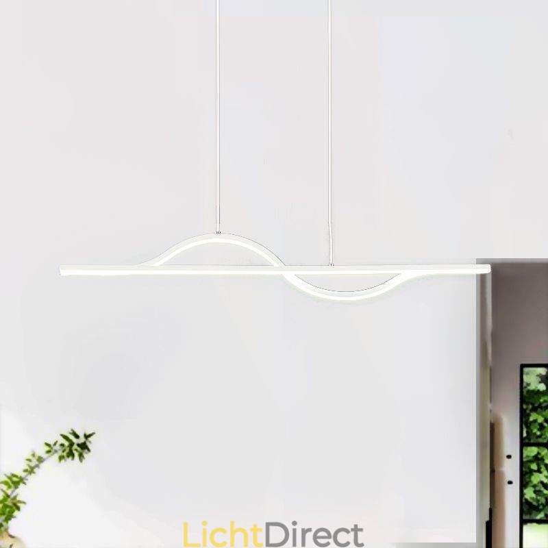 Stijlvolle hanglamp aluminium Art Wave plafondlamp