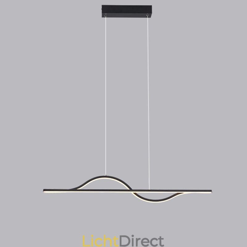 Stijlvolle hanglamp aluminium Art Wave plafondlamp