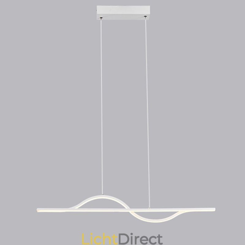 Stijlvolle hanglamp aluminium Art Wave plafondlamp