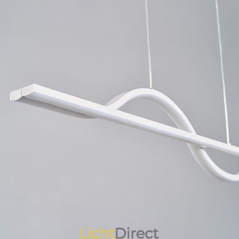 Stijlvolle hanglamp aluminium Art Wave plafondlamp