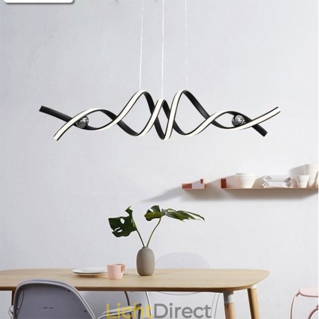 Minimalistische hanglamp Aluminium Art Minimalistische spiraalplafondlamp Minimalistische hanglamp Aluminium Art Minimalistische spiraalplafondlamp