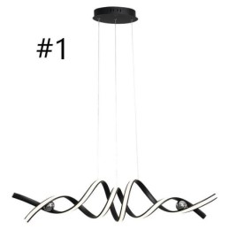 Minimalistische hanglamp Aluminium Art Minimalistische spiraalplafondlamp