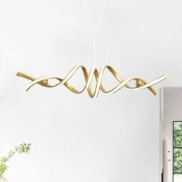 Minimalistische hanglamp Aluminium Art Minimalistische spiraalplafondlamp