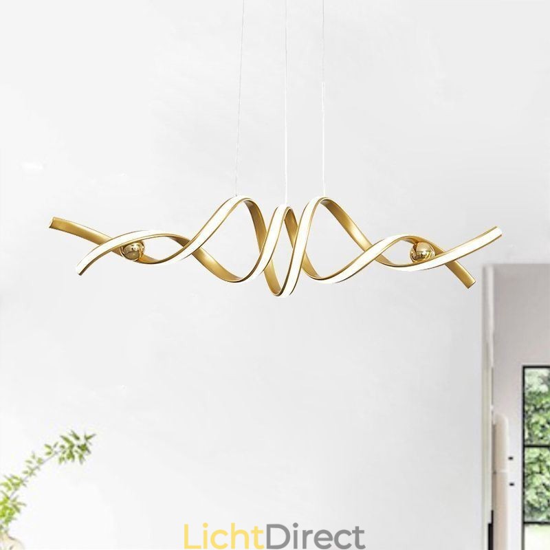 Minimalistische hanglamp Aluminium Art Minimalistische spiraalplafondlamp