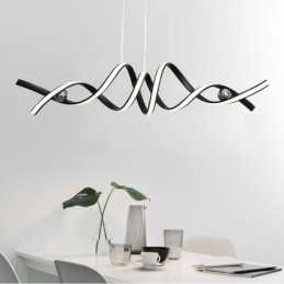 Minimalistische hanglamp Aluminium Art Minimalistische spiraalplafondlamp