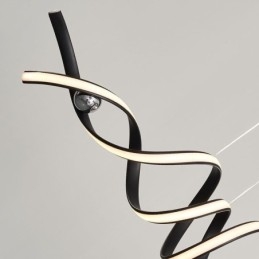 Minimalistische hanglamp Aluminium Art Minimalistische spiraalplafondlamp