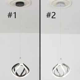 Hanglamp Aluminium Kunst Kleine Pompoen Plafondlamp