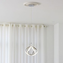 Hanglamp Aluminium Kunst Kleine Pompoen Plafondlamp