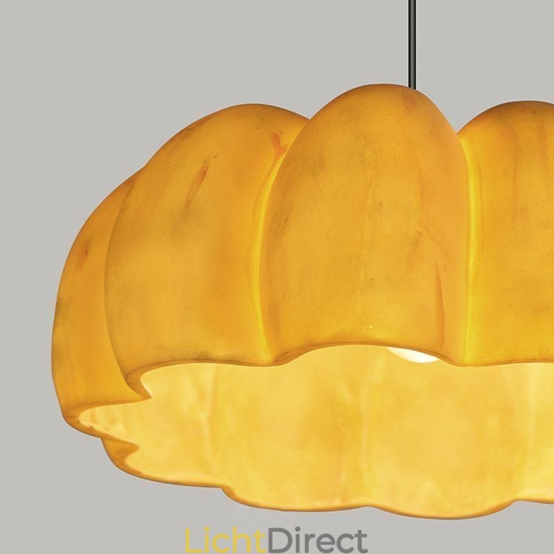 Enkelvoudige Pompoen Hanglamp Japanse Retro Plafondlamp